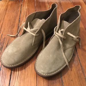NEW J. Crew Chukka Tan Suede Boots Made in Italy